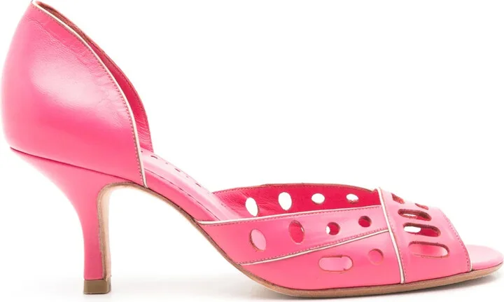 Chanbon 55mm leather pumps
