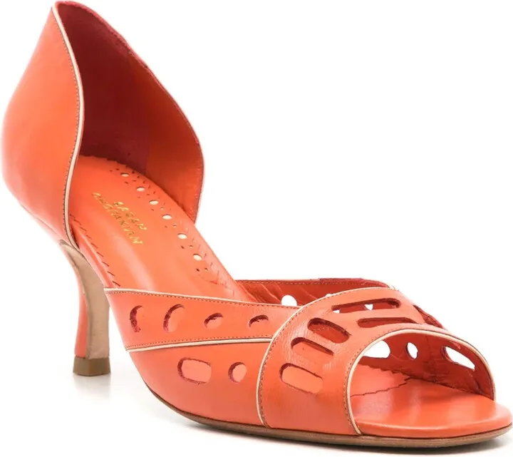 Chanbon 55mm peep-toe pumps - Image 2