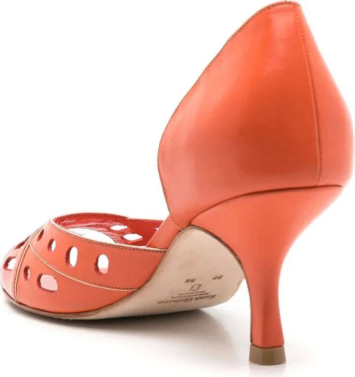 Chanbon 55mm peep-toe pumps - Image 3