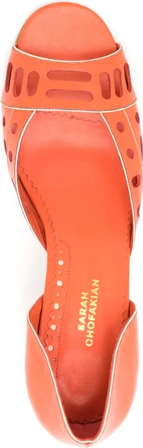 Chanbon 55mm peep-toe pumps - Image 4