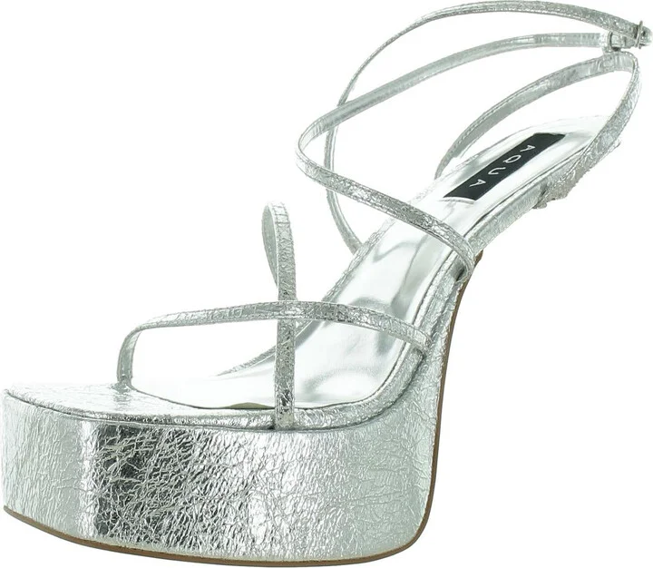 Chance Womens Patent Square Toe Block Heel