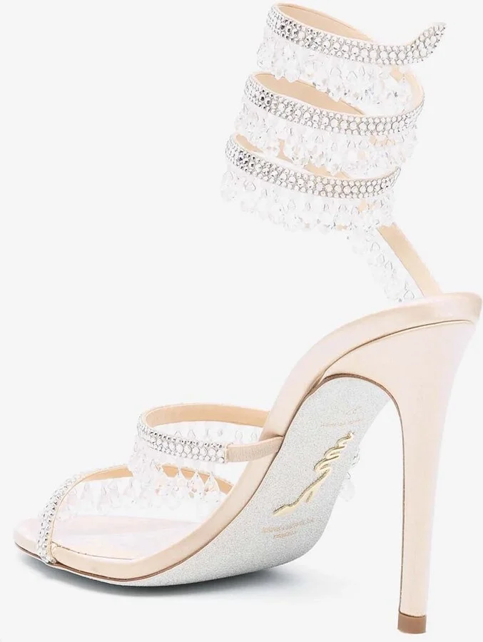Chandelier 105 Crystal-Embellished Sandals - Image 2