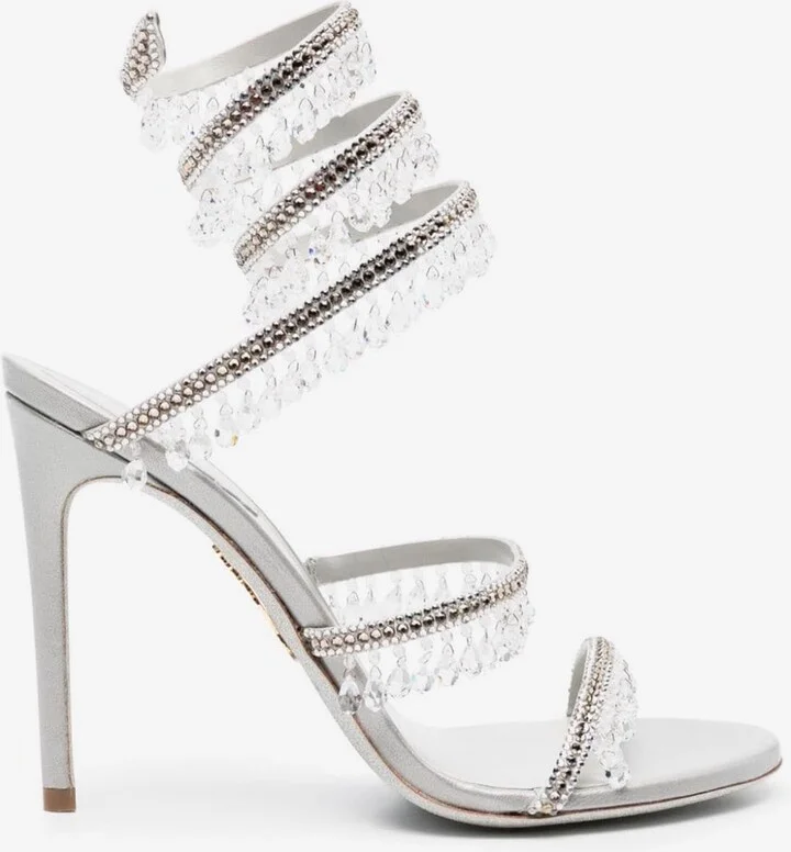 Chandelier 105 Crystal-Embellished Sandals