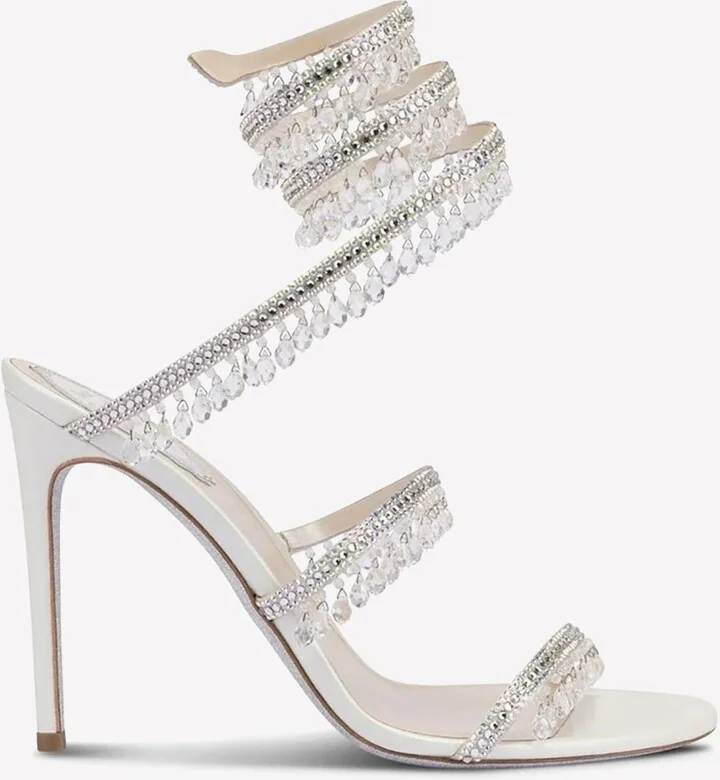 Chandelier 105 Crystal-Embellished Sandals