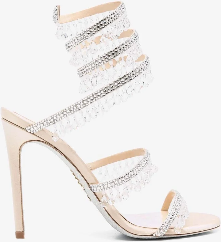 Chandelier 105 Crystal-Embellished Sandals