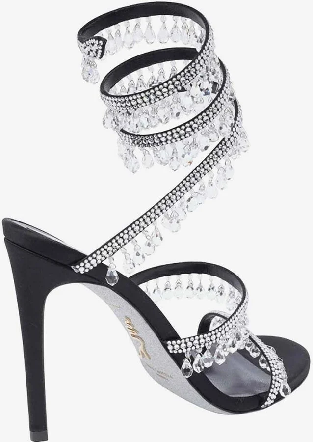 Chandelier 105 Rhinestone Embellished Sandals - Image 2