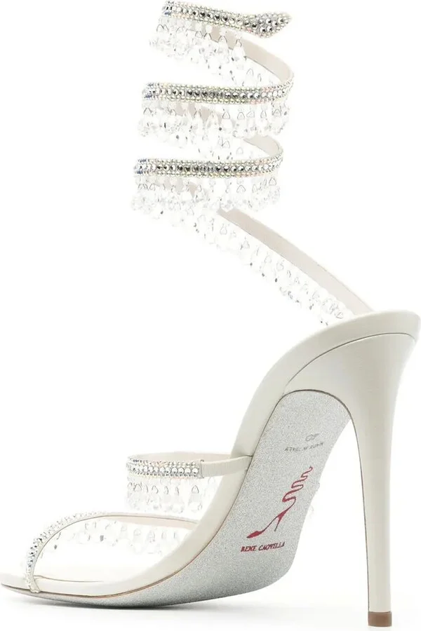 Chandelier 105mm crystal-embellished sandals - Image 3