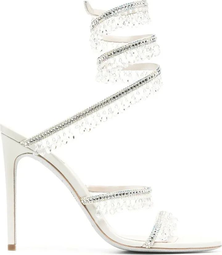 Chandelier 105mm crystal-embellished sandals