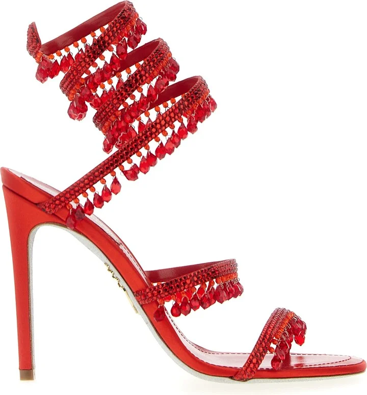 Chandelier Sandals Red