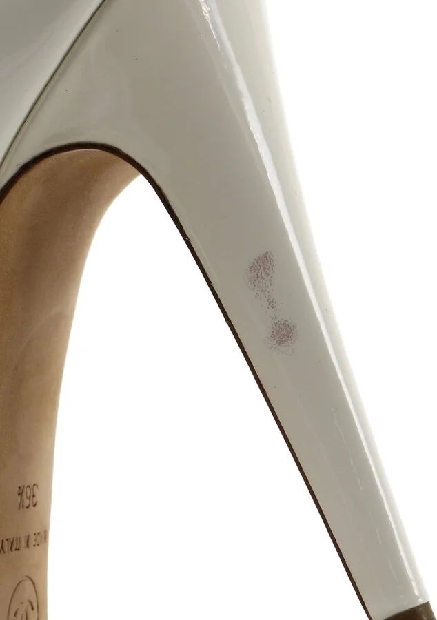 CHANEL Women's Cap Toe Pumps Patent - Image 5
