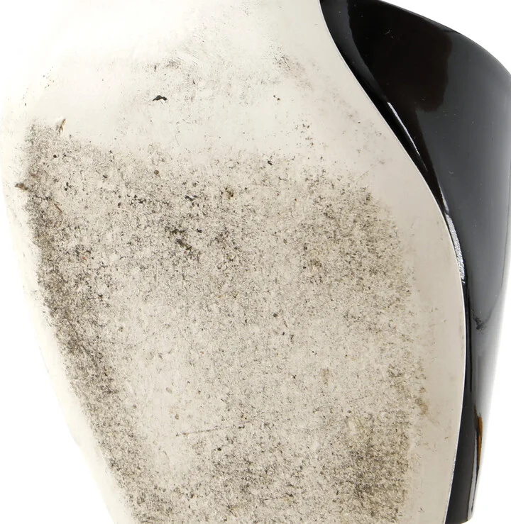 CHANEL Women's CC Block Heeled Mule Sandals Patent - Image 6