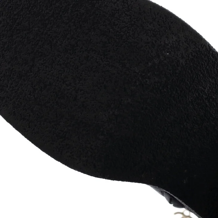 CHANEL Women's CC Cap Toe Chelsea Boots Leather with Patent - Image 6