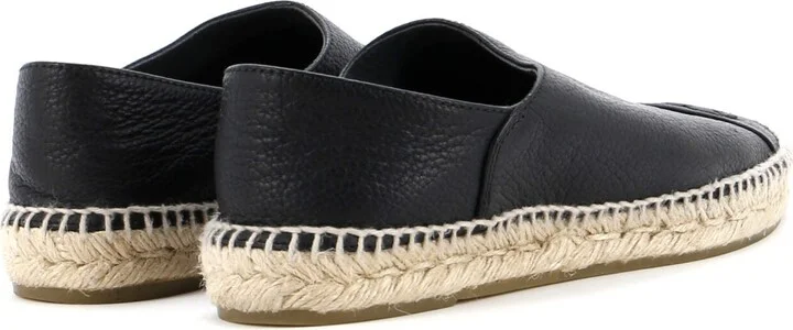 CHANEL Women's CC Cap Toe Espadrilles Leather - Image 3
