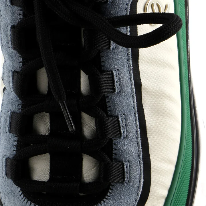 CHANEL Women's CC Cap Toe Logo Sneakers Mixed Fibers - Image 5
