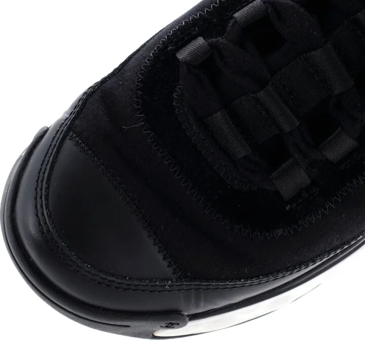 CHANEL Women's CC Cap Toe Logo Sneakers Suede and Mixed Fibers - Image 5