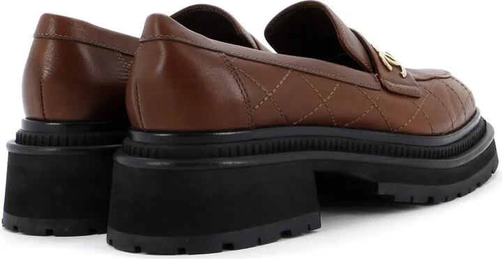 CHANEL Women's CC Loafers Quilted Leather - Image 3