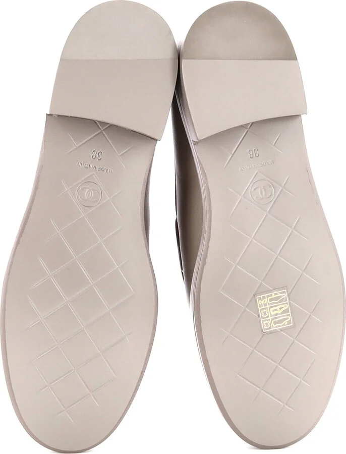 CHANEL Women's CC Loafers Quilted Leather - Image 4