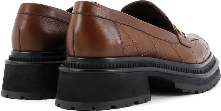 CHANEL Women's CC Loafers Quilted Leather - Image 3