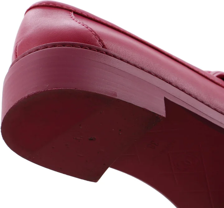 CHANEL Women's CC Loafers Quilted Leather - Image 6