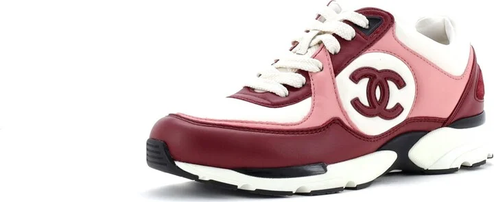 CHANEL Women's CC Low-Top Sneakers Leather