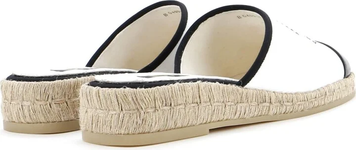 CHANEL Women's CC Mule Espadrilles Leather - Image 3