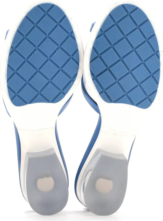 CHANEL Women's CC Mule Sandals PVC and Leather - Image 4