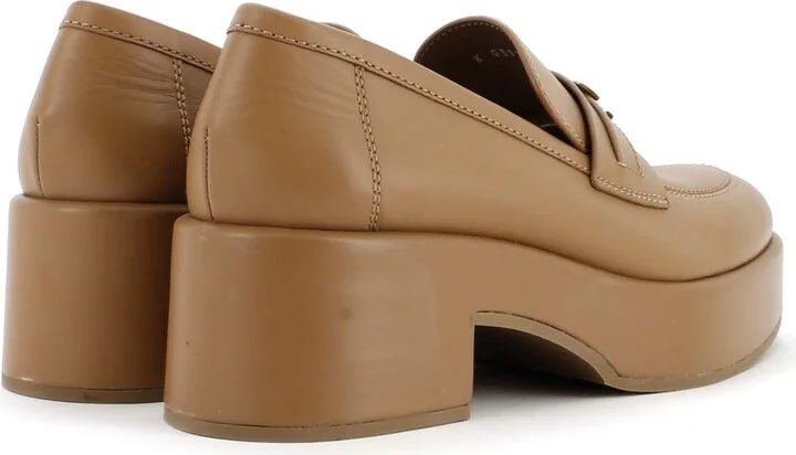 CHANEL Women's CC Platform Loafers Leather - Image 3