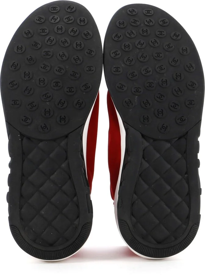 CHANEL Women's CC Sneakers Neoprene - Image 4