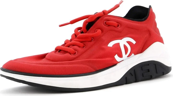 CHANEL Women's CC Sneakers Neoprene
