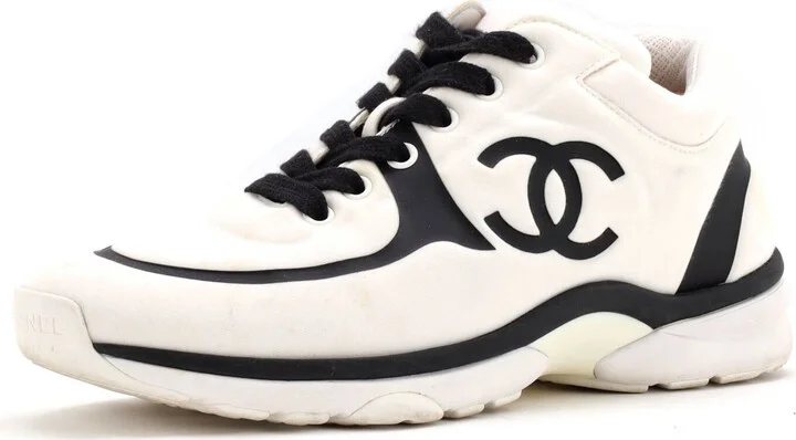 CHANEL Women's CC Sneakers Neoprene