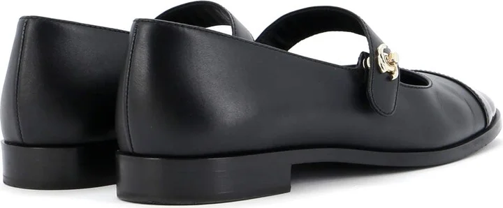CHANEL Women's CC Turnlock Mary Jane Flats Leather with Patent - Image 3
