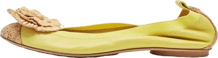 Chanel Women's Cork & Leather Flat, Size 41 (Authentic Pre-Loved) - Image 2