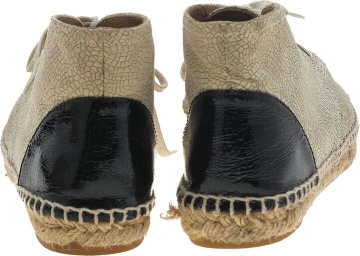 Chanel Women's Leather & Patent Leather Sneaker, Size 39 (Authentic Pre-Loved) - Image 2