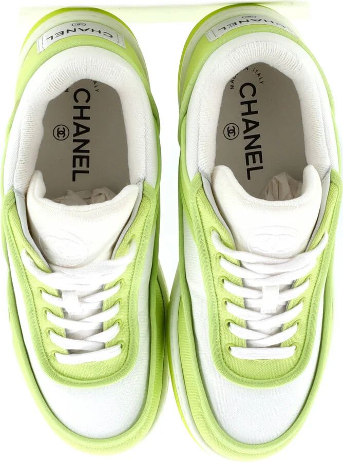 CHANEL Women's Logo Low-Top Sneakers Fabric - Image 2