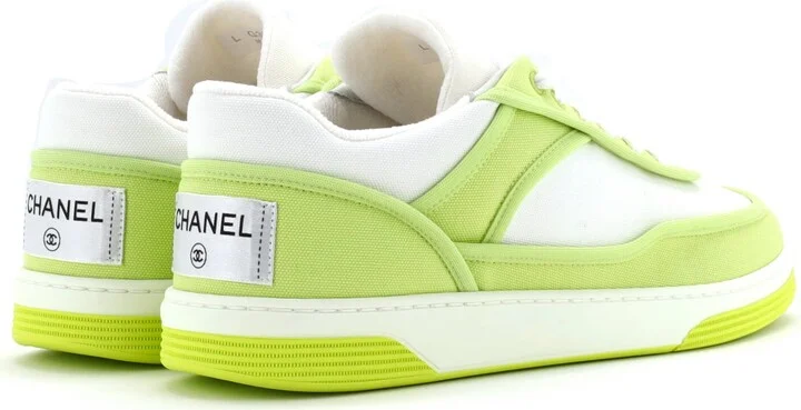 CHANEL Women's Logo Low-Top Sneakers Fabric - Image 3