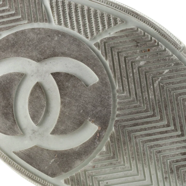 CHANEL Women's Logo Low-Top Sneakers Leather - Image 6