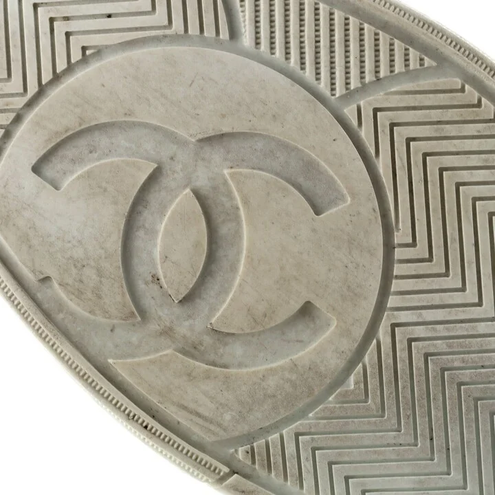 CHANEL Women's Logo Low-Top Sneakers Leather - Image 6