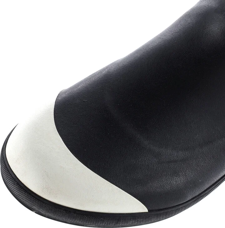 CHANEL Women's Logo Short Rain Boots Rubber - Image 5