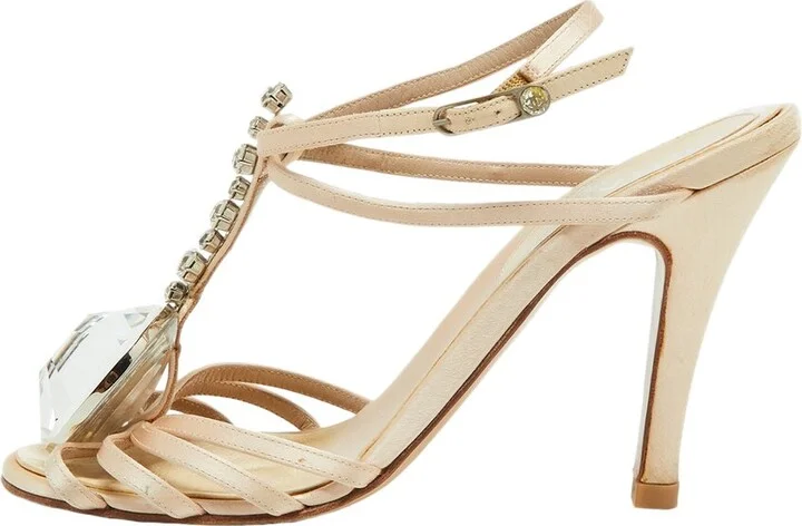 Chanel Women's Satin Sandal, Size 39.5 (Authentic Pre-Loved) - Image 2