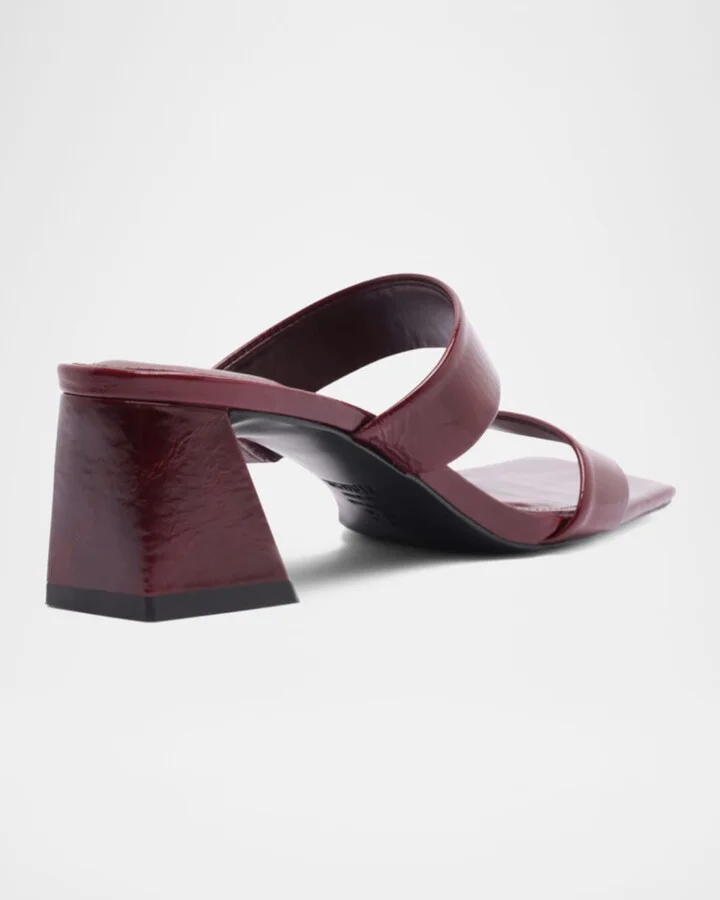 Chantal Patent Two-Band Slide Sandals - Image 2