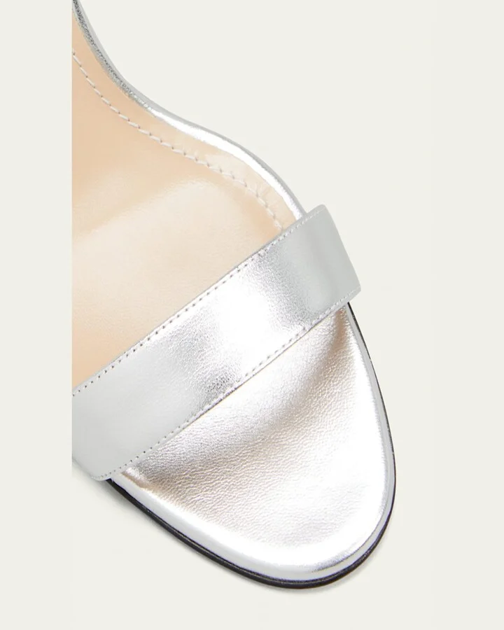 Chaos 105mm Metallic Napa Sandals - Image 2