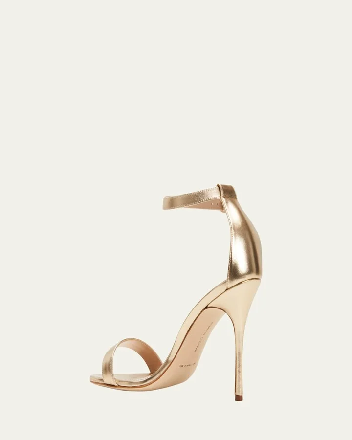 Chaos Metallic Ankle-Strap Stiletto Sandals - Image 3