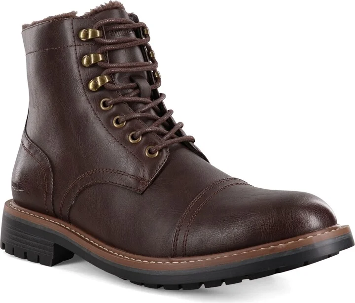 Chappy Faux Fur Lined Combat Boot