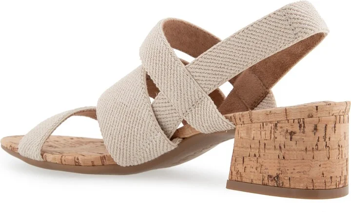 Chara Woven Block Heel Sandal - Multiple Widths Available - Image 2