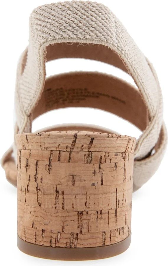 Chara Woven Block Heel Sandal - Multiple Widths Available - Image 3