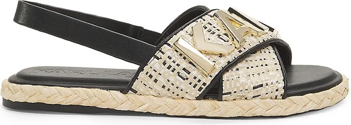 Charla Logo Slingback Flat Sandals - Image 2