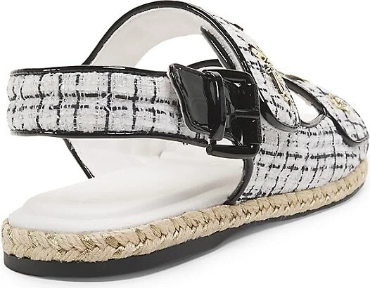 Charlay Logo Tweed Sandals - Image 3