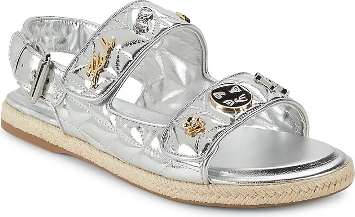 Charlay Metallic Open Toe Sandals