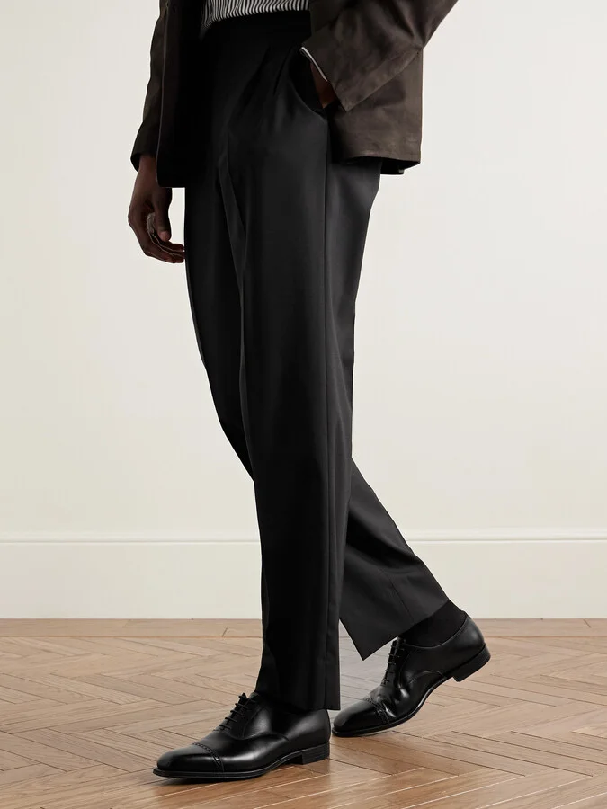 Charles Cap-Toe Leather Oxford Shoes - Image 2
