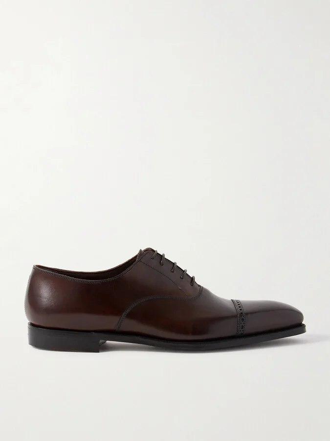 Charles Cap-Toe Leather Oxford Shoes